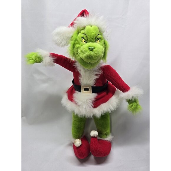 Dr Suess Grinch Plush Beverly Hills Teddy Bear Co. Posable Plush 16" READ INFO - Picture 11 of 14